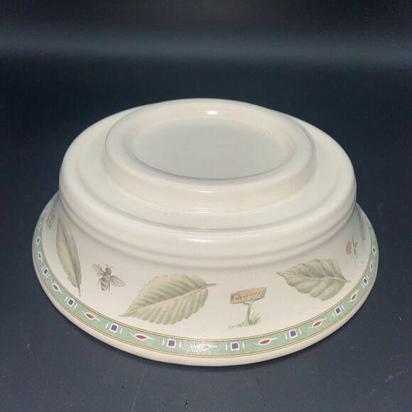 Pfaltzgraff Naturewood Hurricane Candle Bottom Piece No Glass- Replacement Piece - Picture 8 of 12